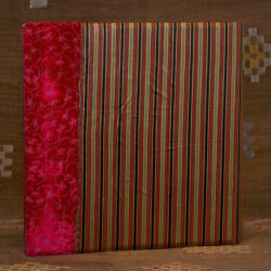 אלבום אירועים מבריק שחור אדום וזהב