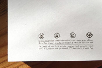 מחברת שורה עבה עם נייר ממוחזר