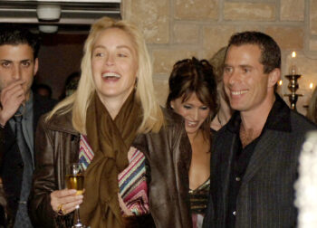 שרון סטון במסיבה בסביון