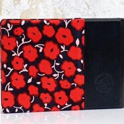 פרחוני אדום ושחור