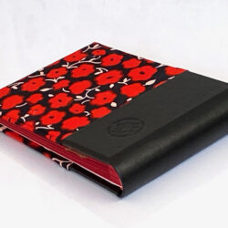 פרחוני אדום ושחור