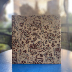 אקורדיון תמונות מחופה בבד הודי צבעוני