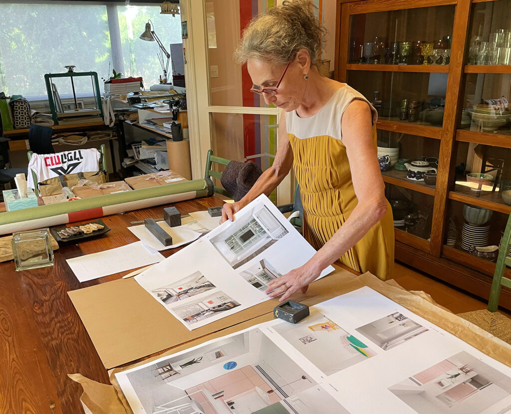 קיפול גליונות מודפסים