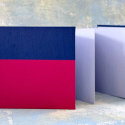 אקורדיון אדום בשילוב כחול משי 4