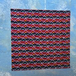 אקורדיון להדבקת תמונות, כריכה קשה מקרטון בחזית ובגב וגליון נייר ארוך מקופל ביניהם להדבקת התמונות עליו